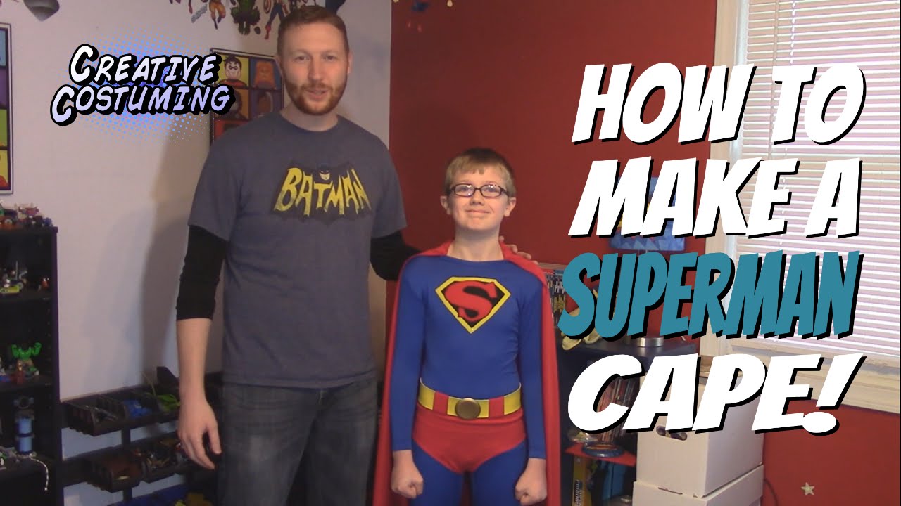 How to Make a Superman Cape and Shield!