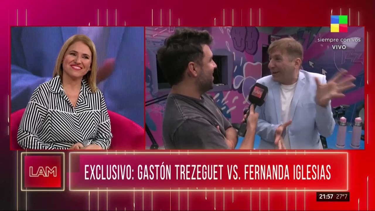 La nueva guerra medi&aacute;tica: Gast&oacute;n Trezeguet le respondi&oacute; sin filtro a Fernanda Iglesias