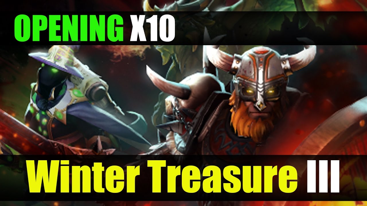 Dota 2 Winter Treasure III Opening X10 2017
