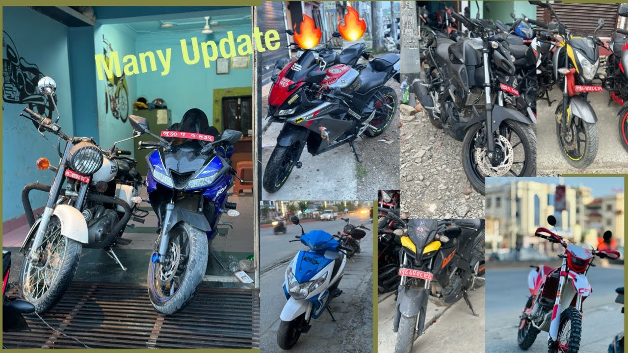 Second hand bike scooter car in Butwal city 🔥 9840914313/9857028613 Mt/R15v3/Rm250/bullet and many..
