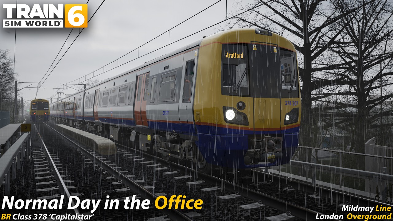 Normal Day in the Office : London Overground Mildmay Line : Train Sim World 6 [4K 60FPS]