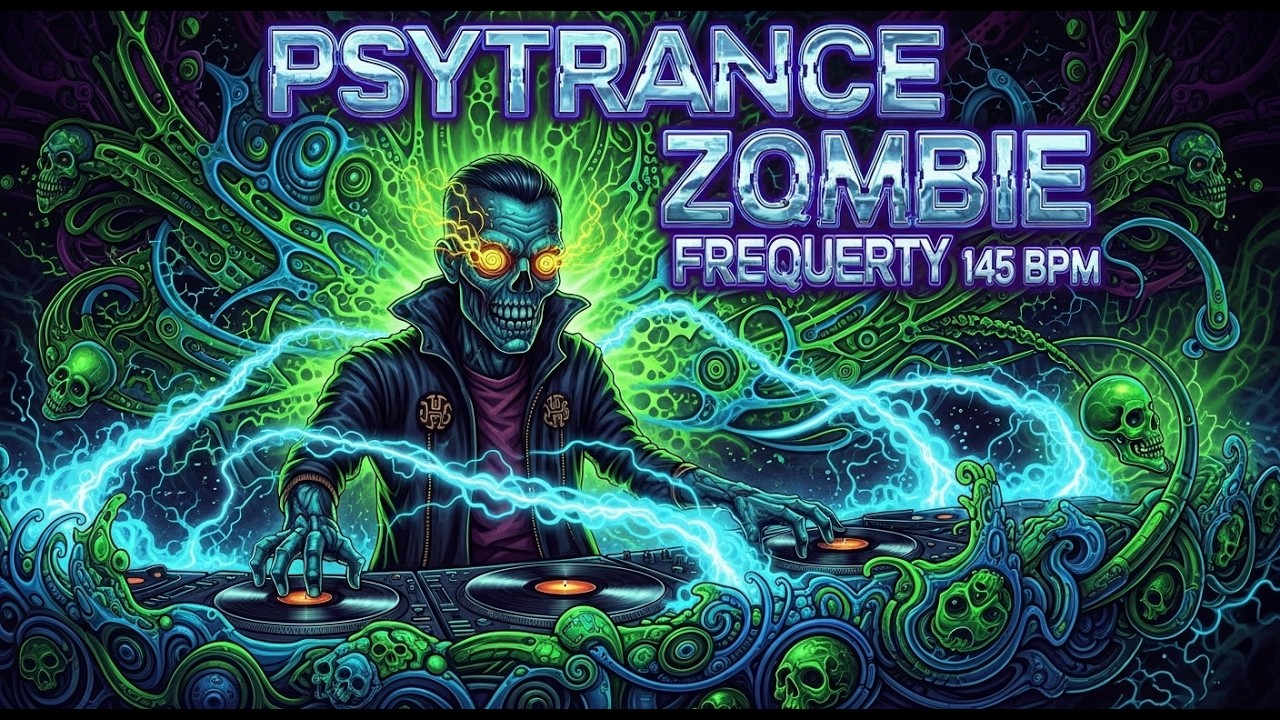 PSYTRANCE | ZOMBIE FREQUENCY | DARK FULL ON  |  145 BPM