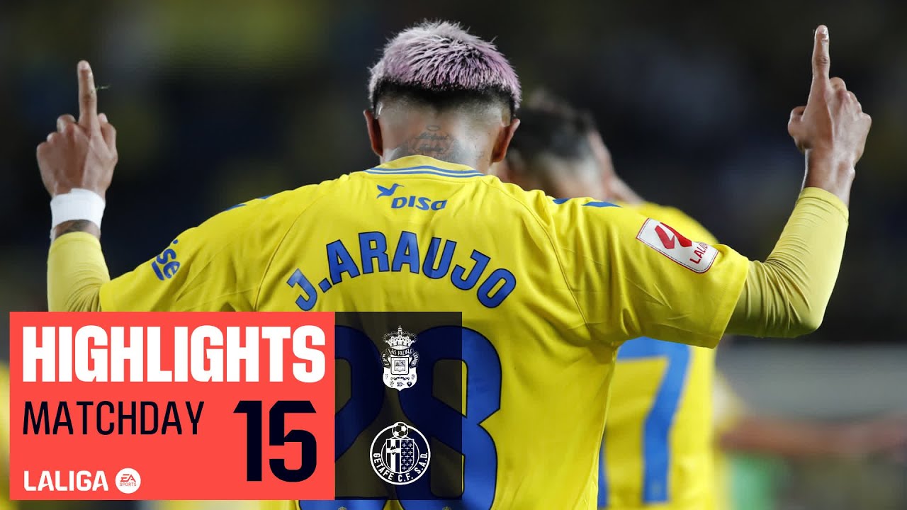 UD LAS PALMAS - GETAFE CF 2-0 | RESUMEN
