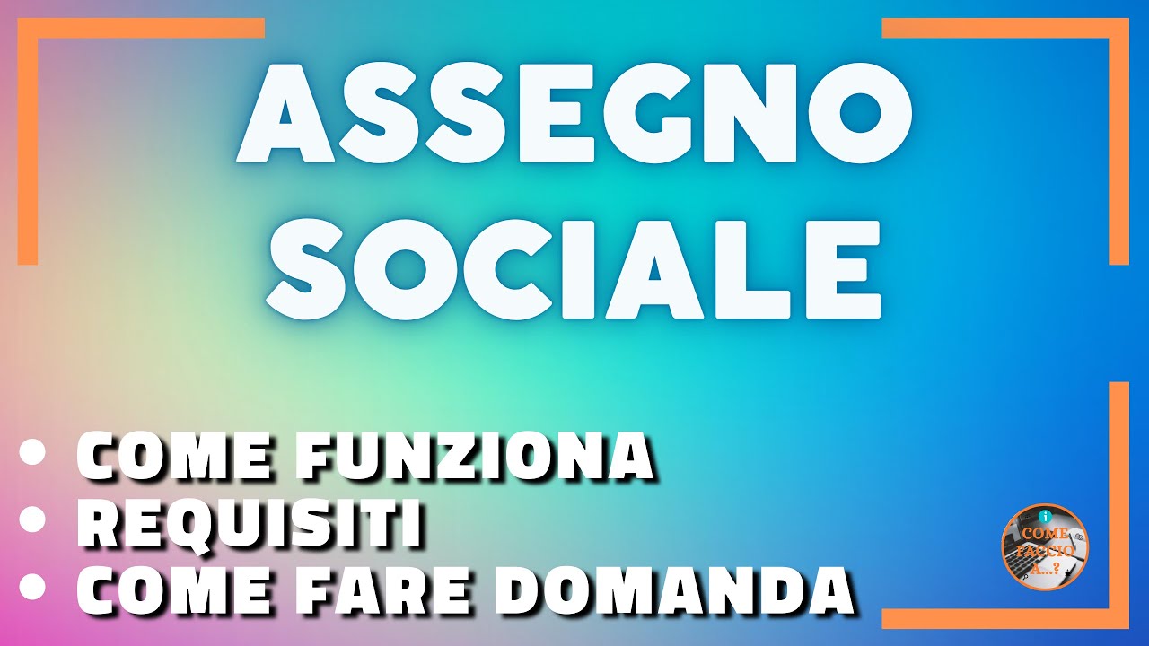 Come richiedere la PENSIONE SOCIALE
