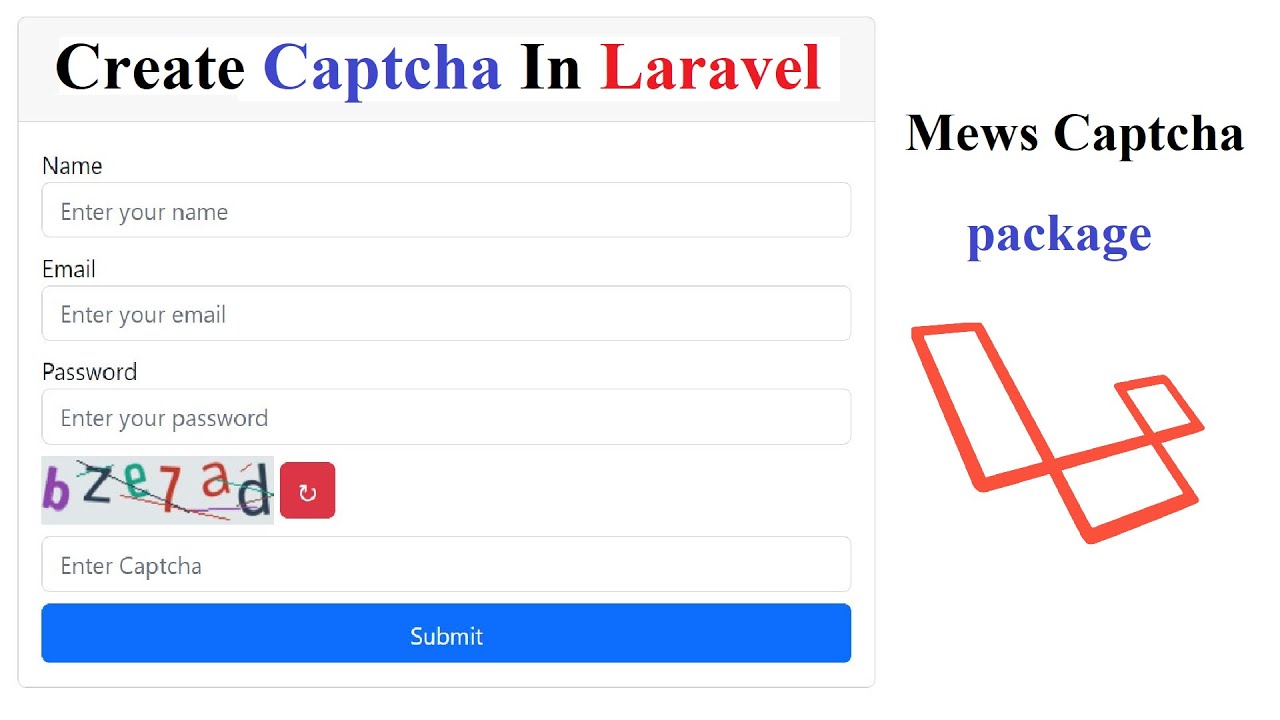How To Create Captcha In Laravel