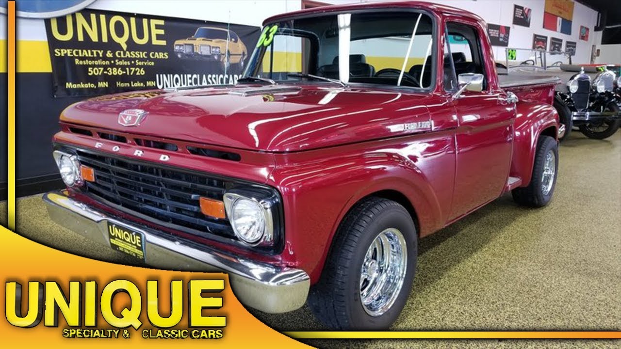 1963 Ford F100 step side Pickup for sale