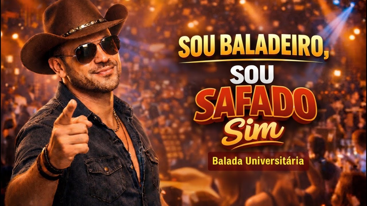 SOU BALADEIRO, SOU SAFADO SIM – Sertaneja 2026 Inédita