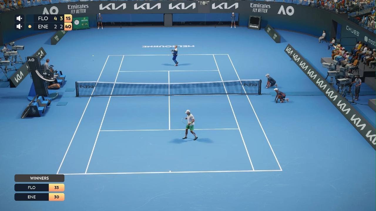 Semifinal AO 2:4 4:3 10:7 TopSpin 2K25