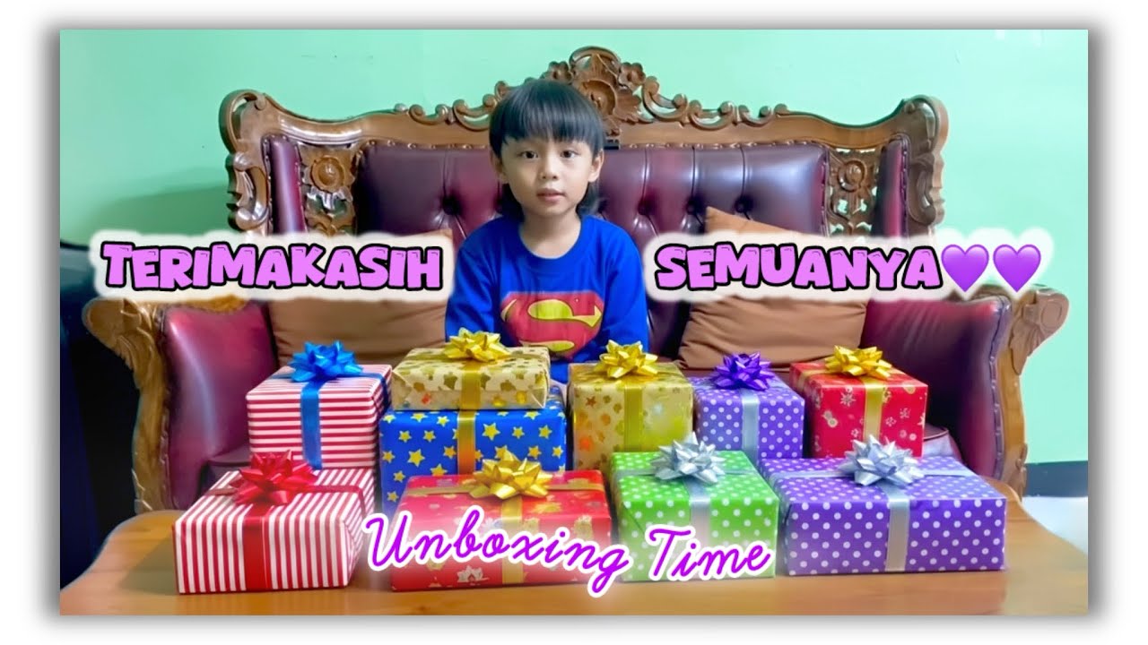 BUKA KADO SAMBIL YAPPING | UNBOXING