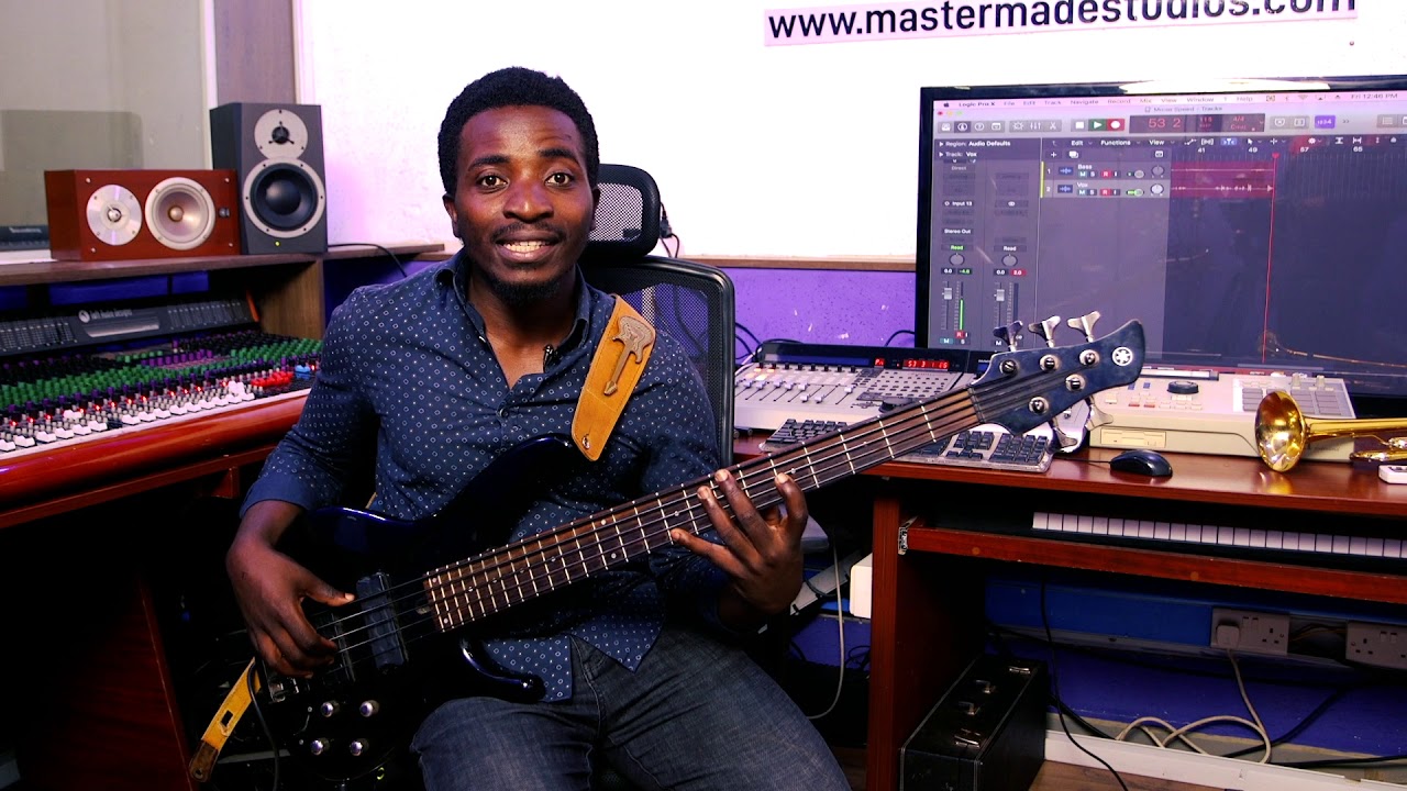 Left hand / Ring finger exercise on Bass guitar