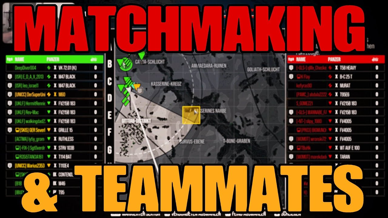 Matchmaking und Teammates, was ist das Problem? | World of Tanks Console