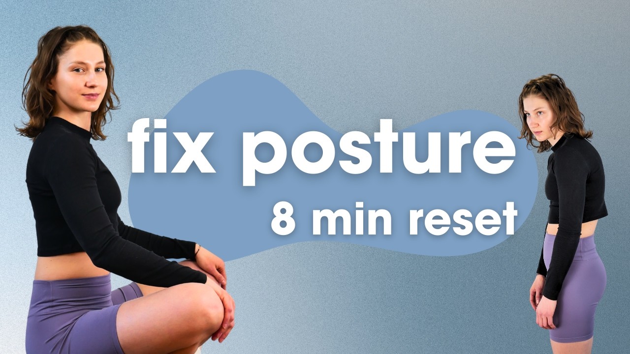 Fix Rounded Shoulders in 8 Min | Thoracic Spine Mobility Routine (No Equipment)