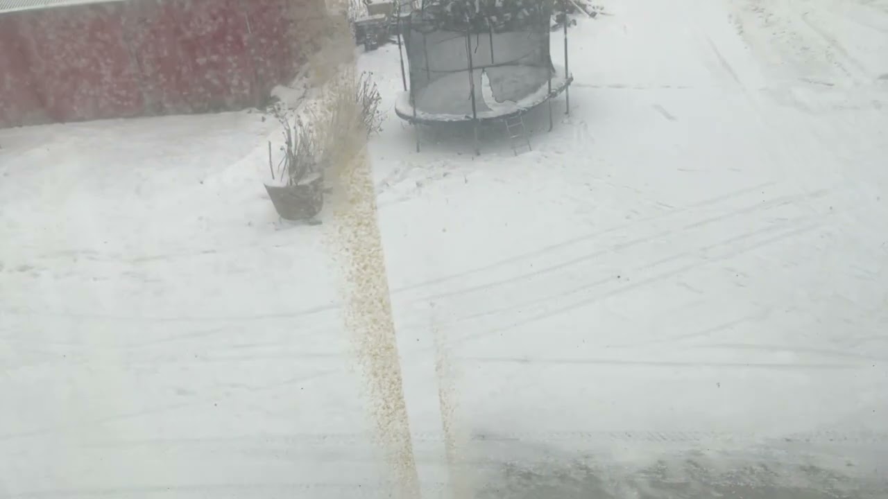Snow in the north 
