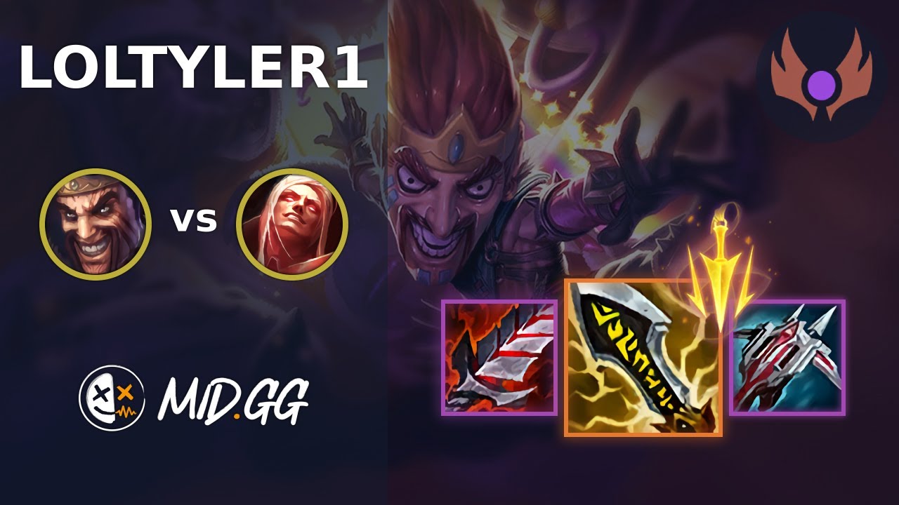 MID.GG: [ loltyler1 ] Draven MID vs Vladimir | NA MASTER | LOL Season 2026