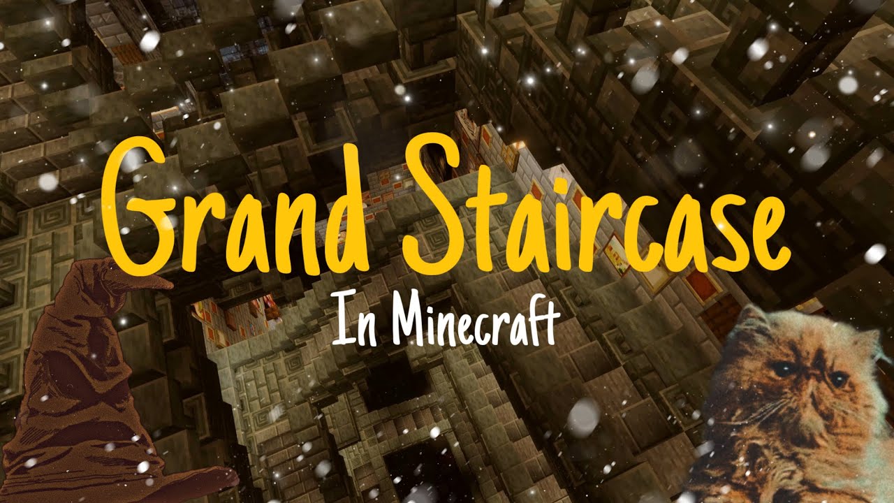 GRAND STAIRCASE In Minecraft (Harry Potter)