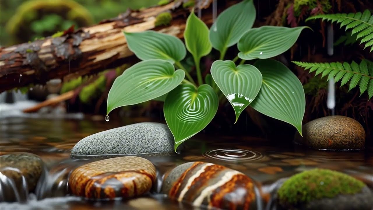🌧️ ЛЕСНОЙ ДОЖДЬ для Сна и Медитации | 2 Часа Расслабляющей Музыки с Флейтой и Арфой | Звуки Природы