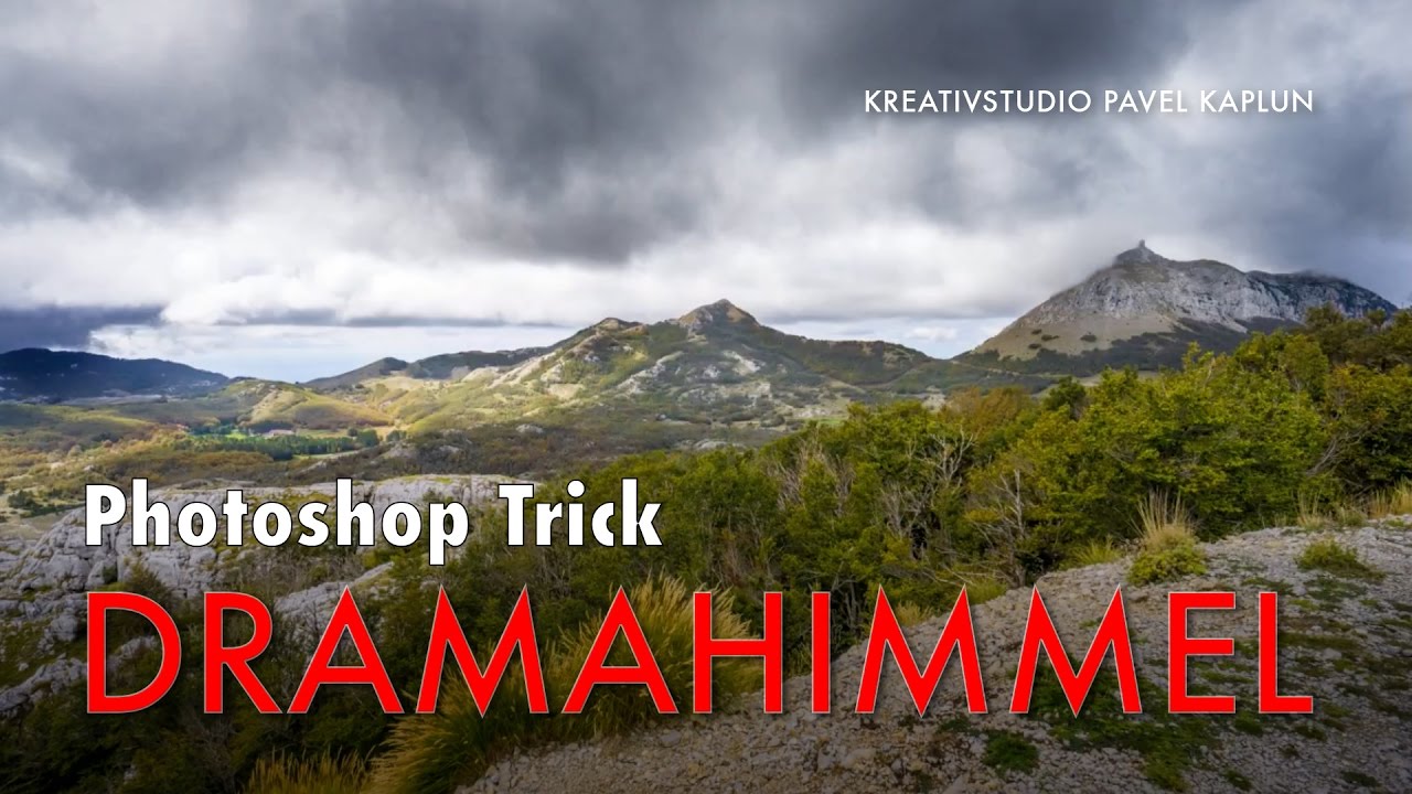 Photoshop Trick für dramatischen Himmel
