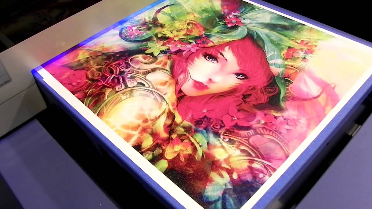 FreeJet 330UV printing on canvas