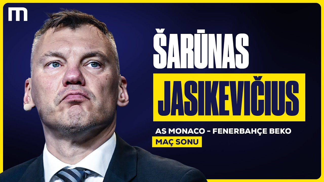 Fenerbahçe Beko Şampiyon! Sarunas Jasikevičius Maç Sonu Basın Toplantısı | Monaco-Fenerbahçe Beko