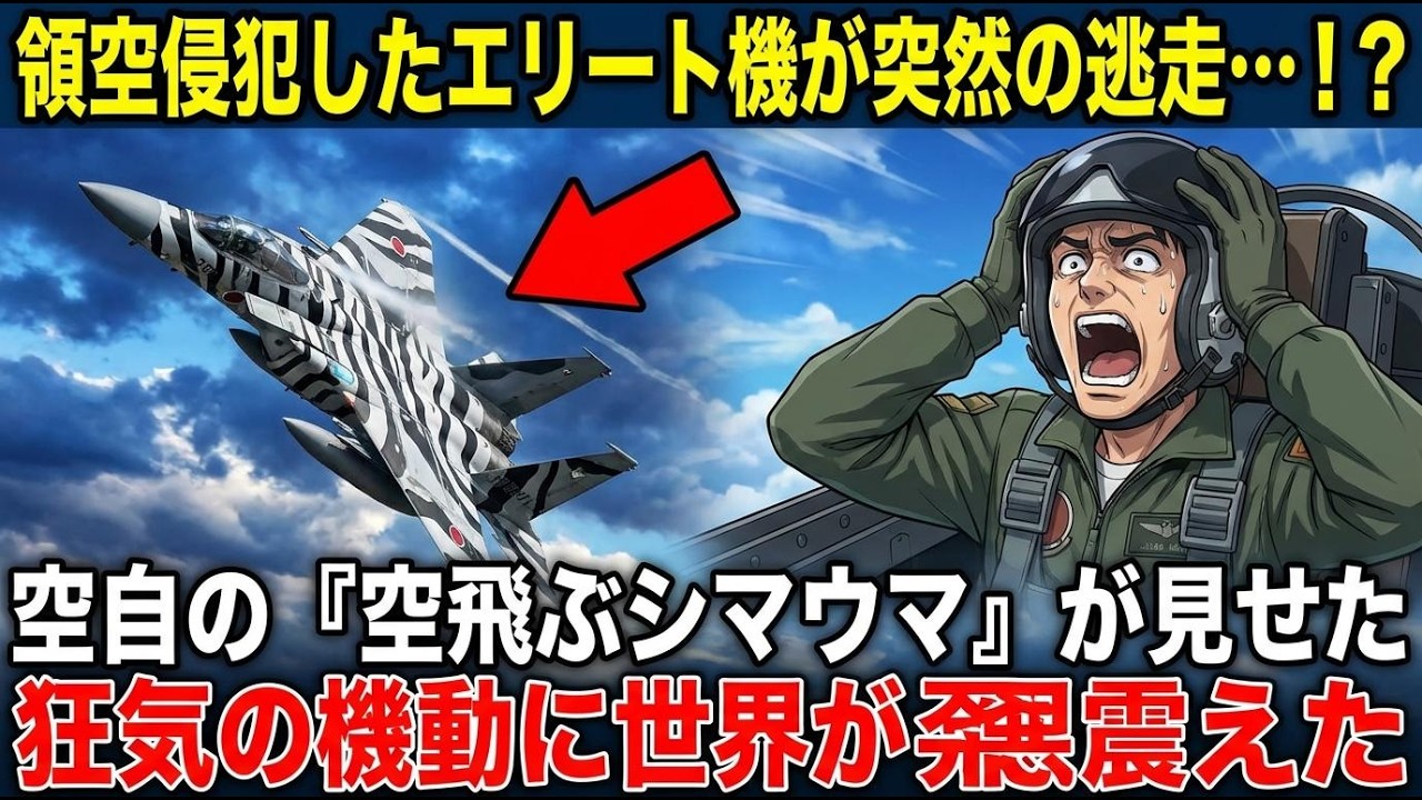 【衝撃】「空飛ぶピエロｗ」自衛隊のF-15を嘲笑した某国エリート→3分後に顔面蒼白になった理由がヤバすぎる…