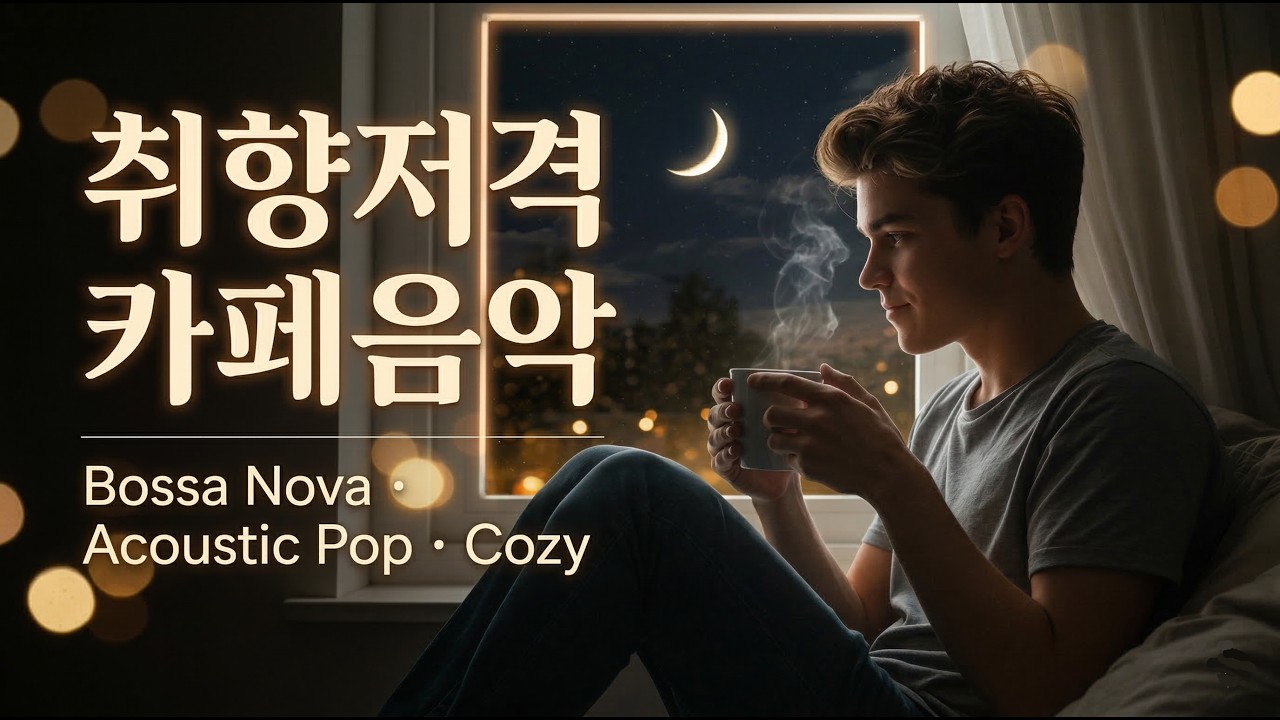 루프탑 노을 아래 | 감성적인 어쿠스틱 Pop 공부 음악