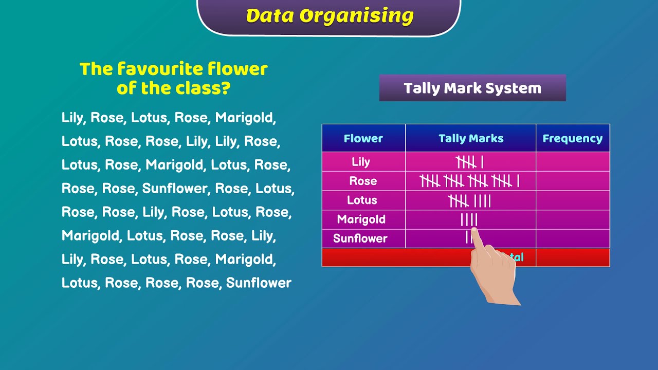 Data and Tally Marks | Maths