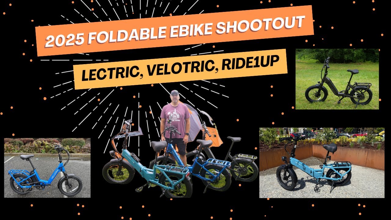 ⚡ Обзор складных электровелосипедов 2025 года: ⚡Lectric, Velotric и Ride1Up — какой лучше?