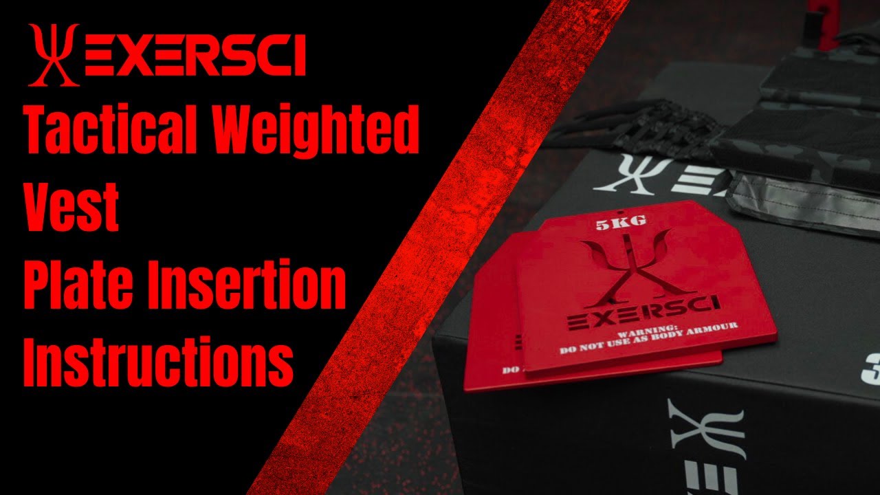 Exersci Tactical Weighted Vest Instructions