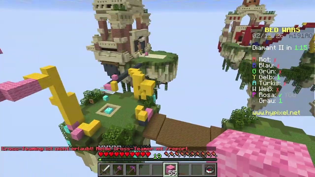 Minecraft Solo Bedwars