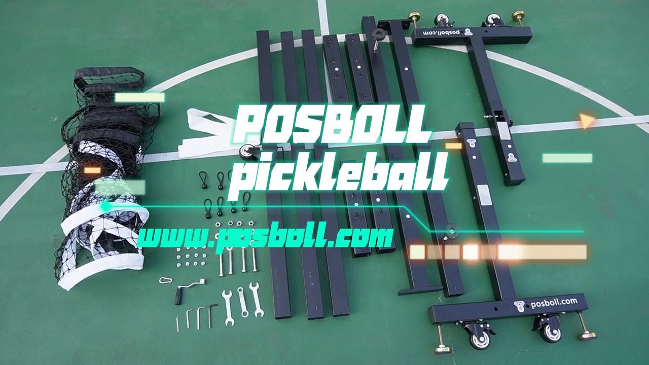 Installation Guide for POSBOLL Heavy - duty Pickleball Net