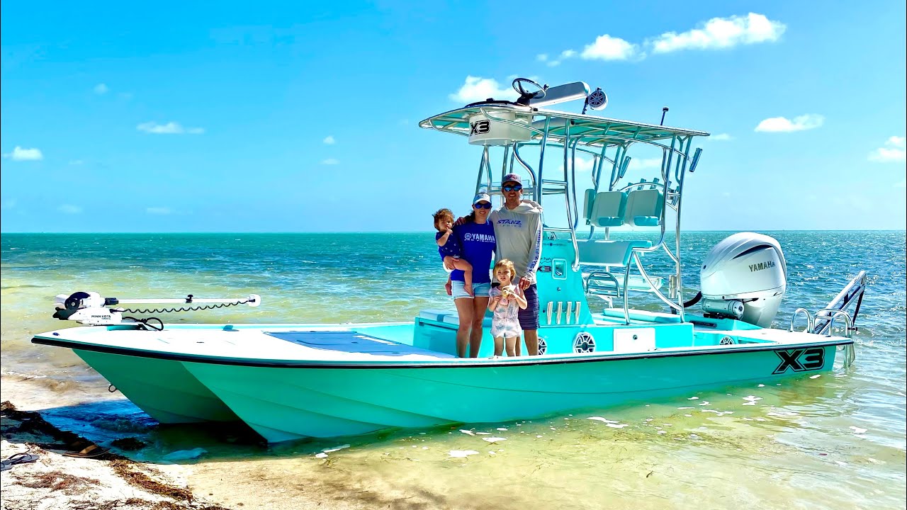 The NEW BOAT is here! Shallow Sport 25' X3 Walk-Through and Maiden Voyage!