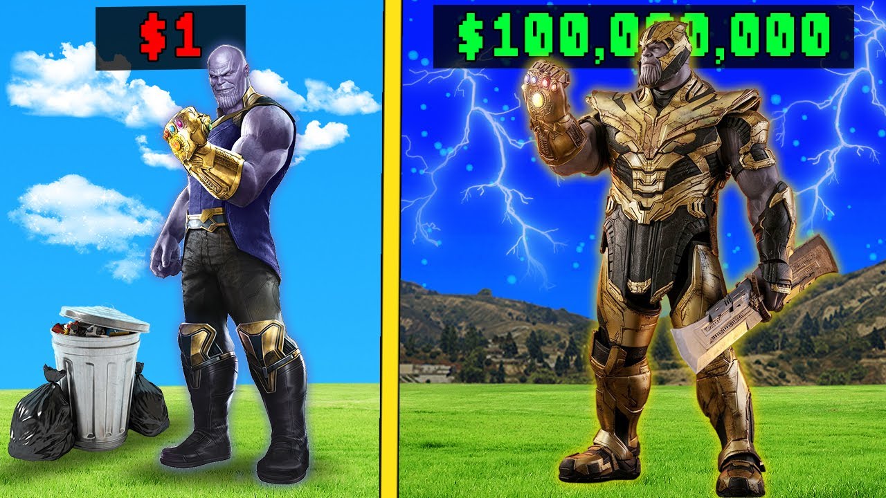 $1 THANOS to $1,000,000,000 THANOS in GTA 5
