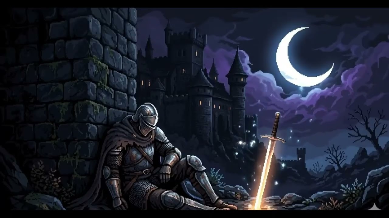 Fallen Knight's Final Moment | Dark Pixel Animation