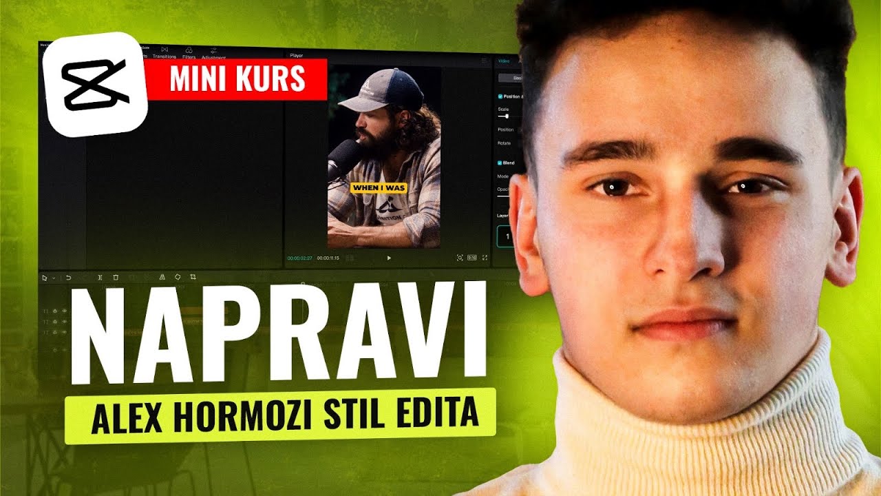 Edituj kao Alex Hormozi - Besplatan Capcut kurs