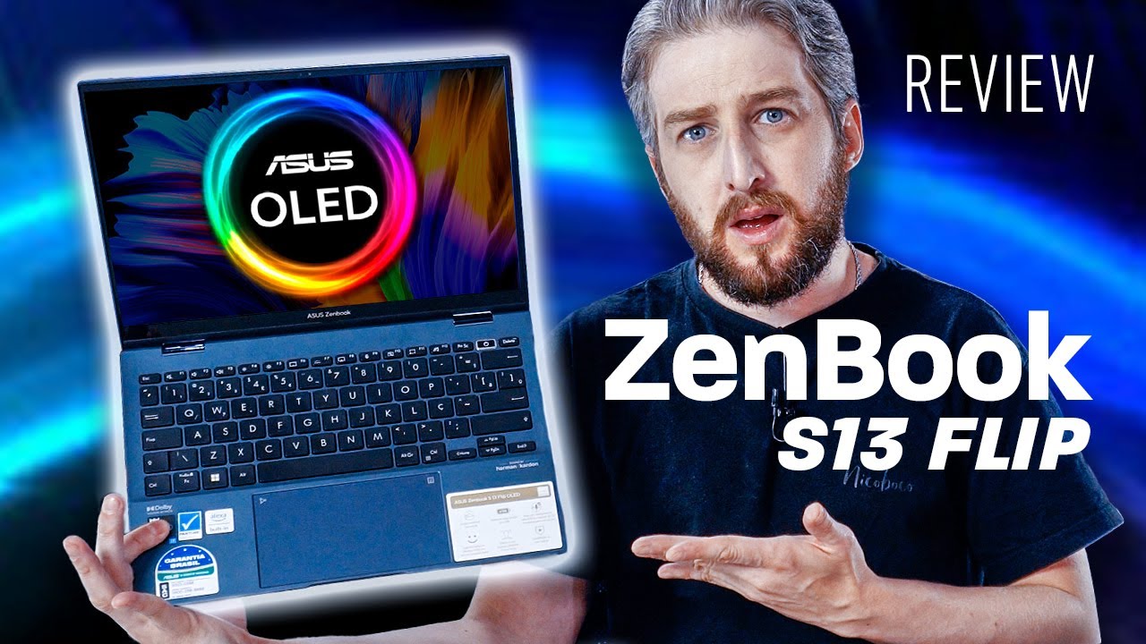 Review Notebook ASUS ZenBook S 13 Flip 💻 2 em 1 ultrafino premium com MELHOR TELA no Brasil OLED