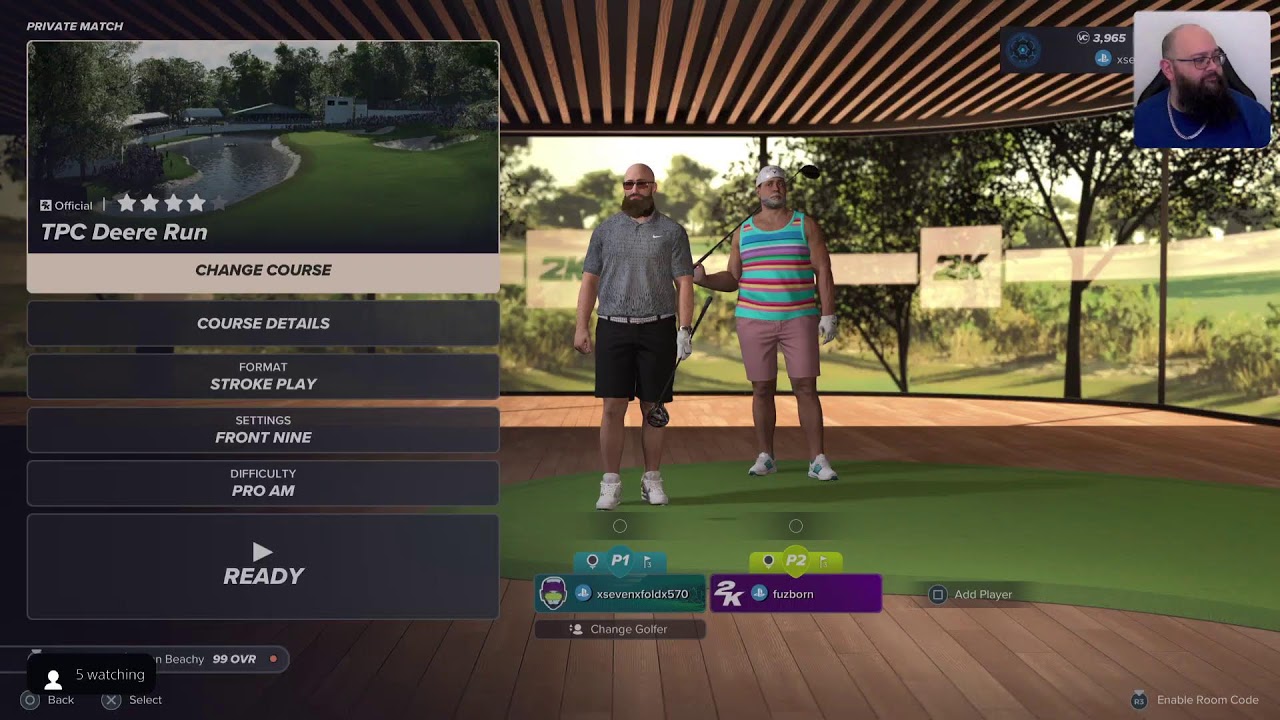 PGA TOUR 2K25 with Eddie and Quincy #beachy #570 #pgatour2k25 #pro-am