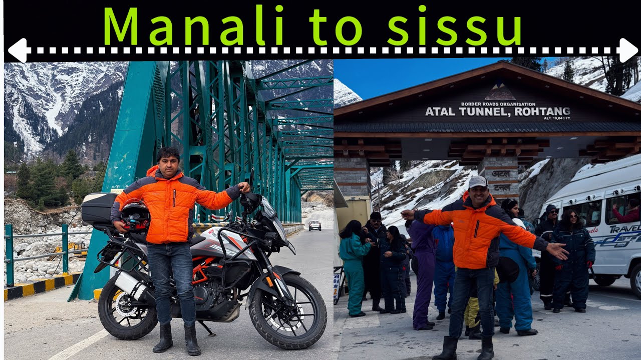 Delhi to Manali day 3 👌 || sissu/ Atal tunnel/ Solang valley 🌺