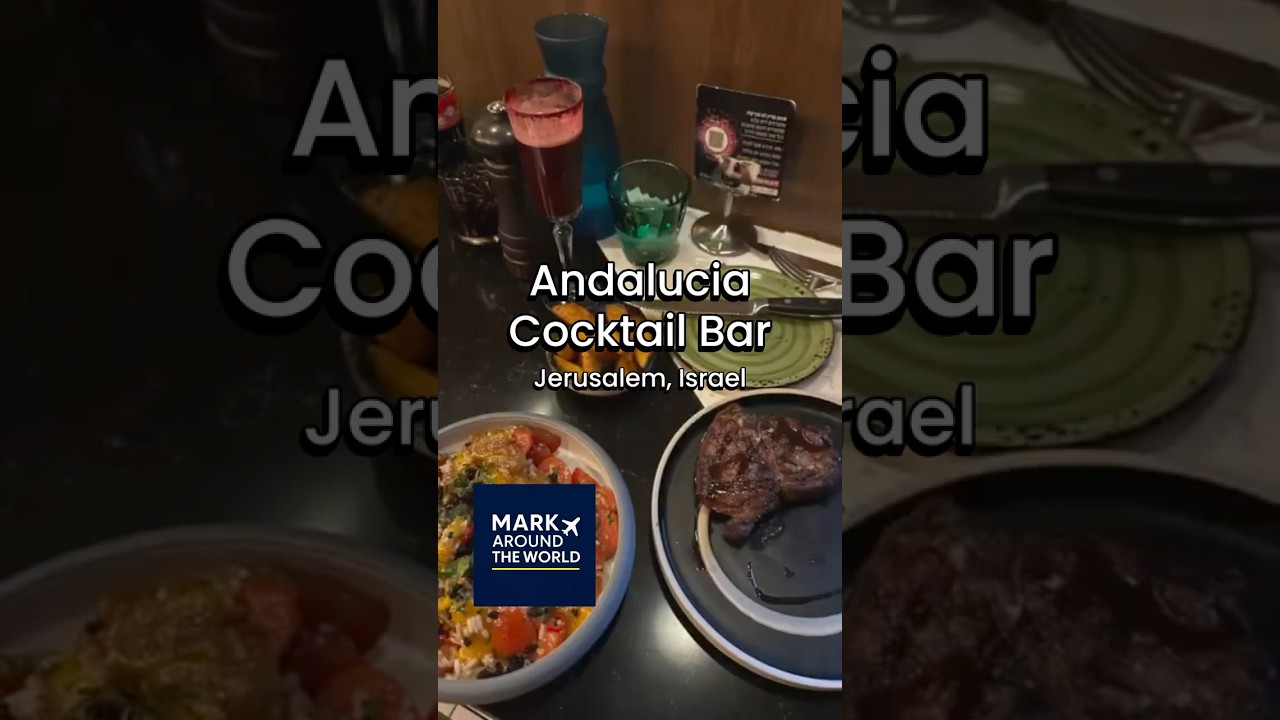 Andalucia Cocktail Bar in Jerusalem 🇮🇱