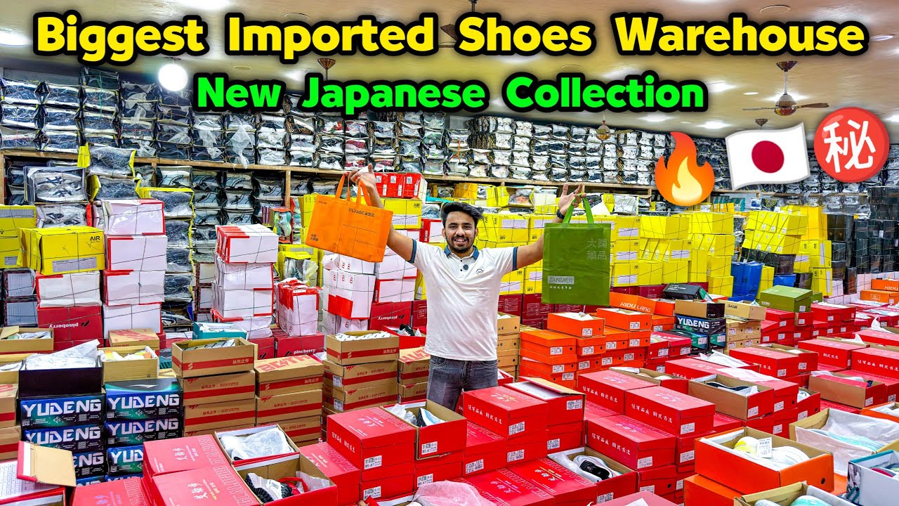 Delhi’s Biggest Imported Shoes Warehouse🇯🇵💥| Premium Japanese Shoes | Shoes Wholesale Market