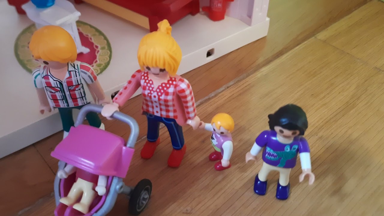playmobil : le déménagement dans la grande villa playmobil