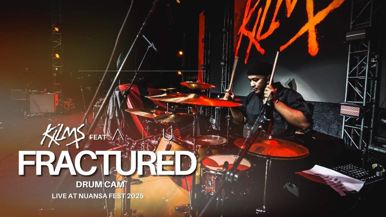 KILMS feat AIU - Fractured (NOKI Drum Cam) | Live at Nuansa Fest 2025 Bekasi