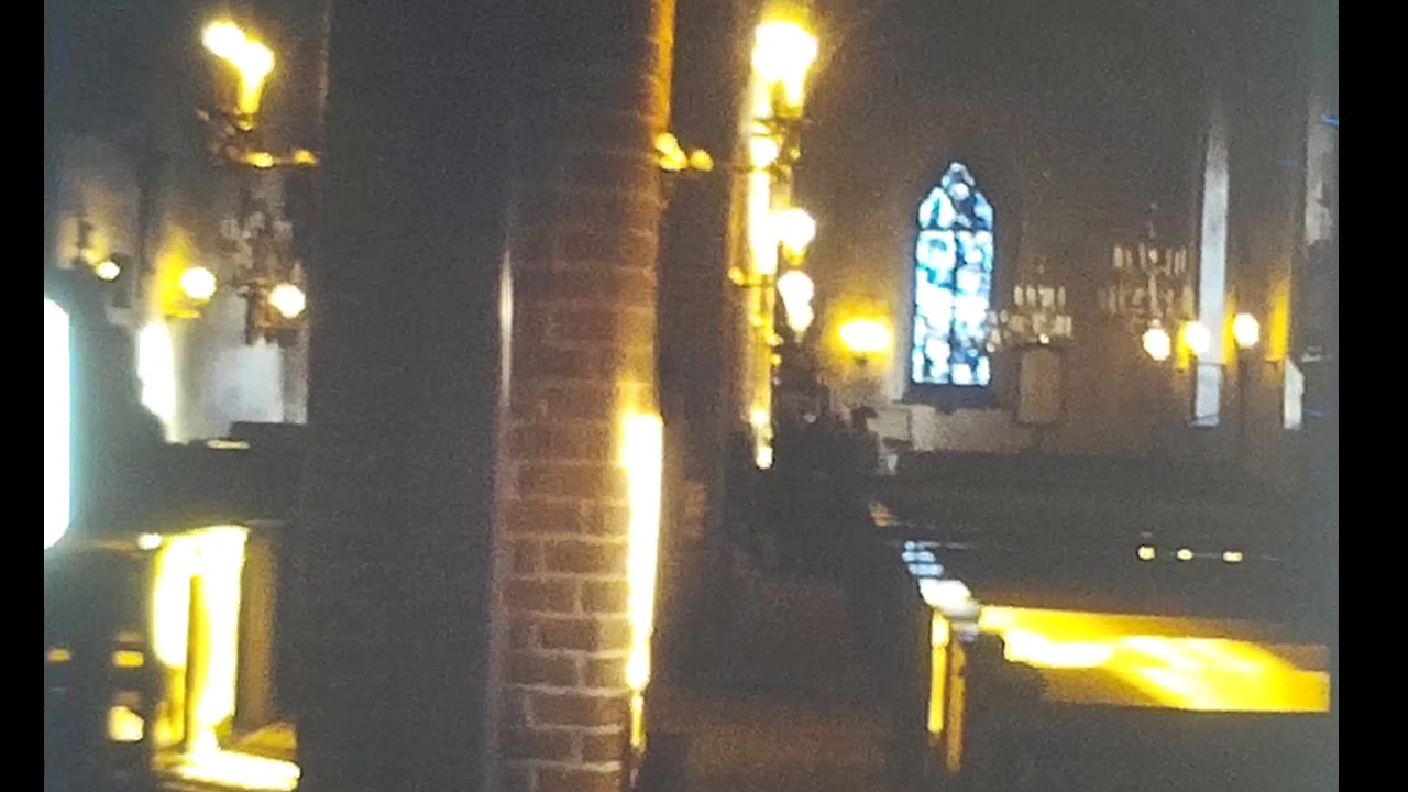 8mm scan: the Medieval Church and bell tower of Hollola, Finland, 1979