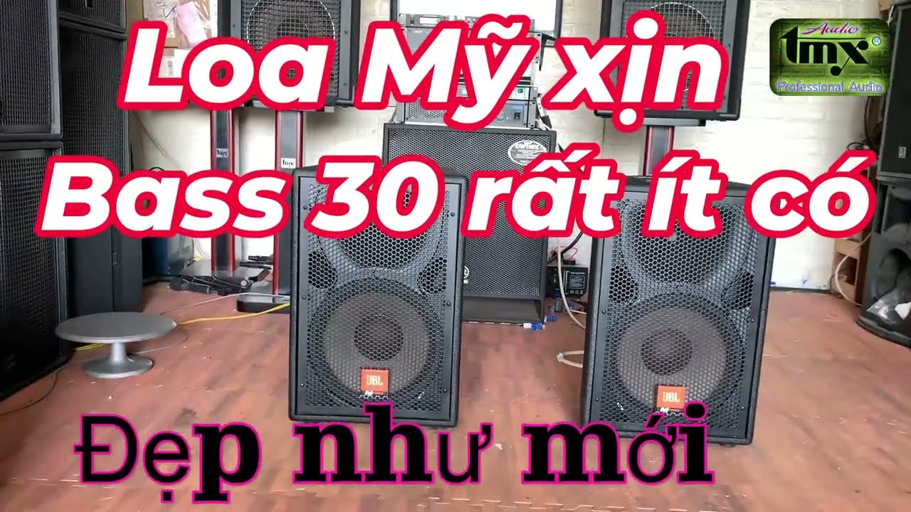 Đẹp quá - Loa bãi mỹ xịn đẹp như với JBL Mpro MP412 hiếm có.
