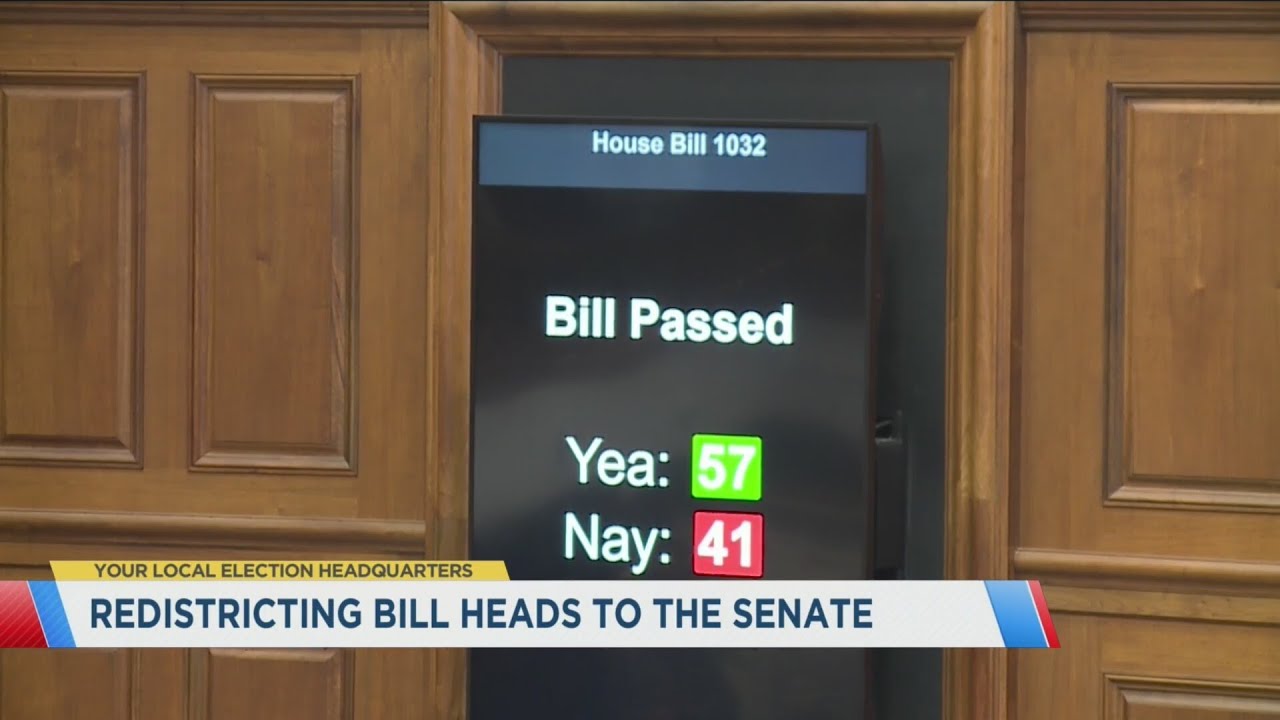 Redistricting bill passes Indiana House of Representatives, moves to Indiana Senate