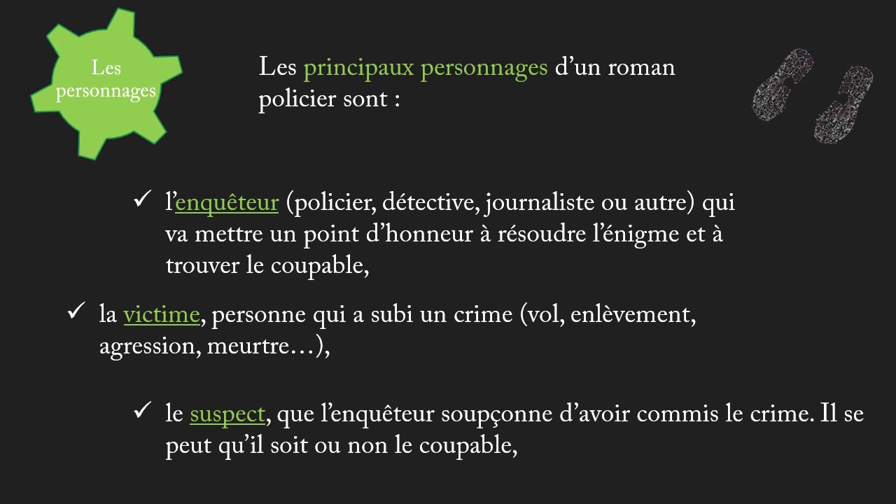Capsule 2   L'univers narratif du roman policier