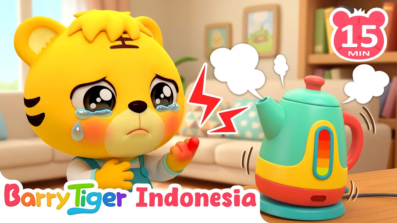 ⚠️♨️Hati-Hati dengan Air Panas: Lagu Edukasi Anak | Lagu Hewan & Lagu Anak | BarryTiger