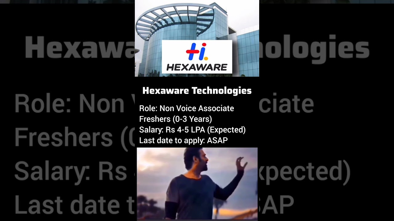 Hexaware Technologies Hiring Freshers