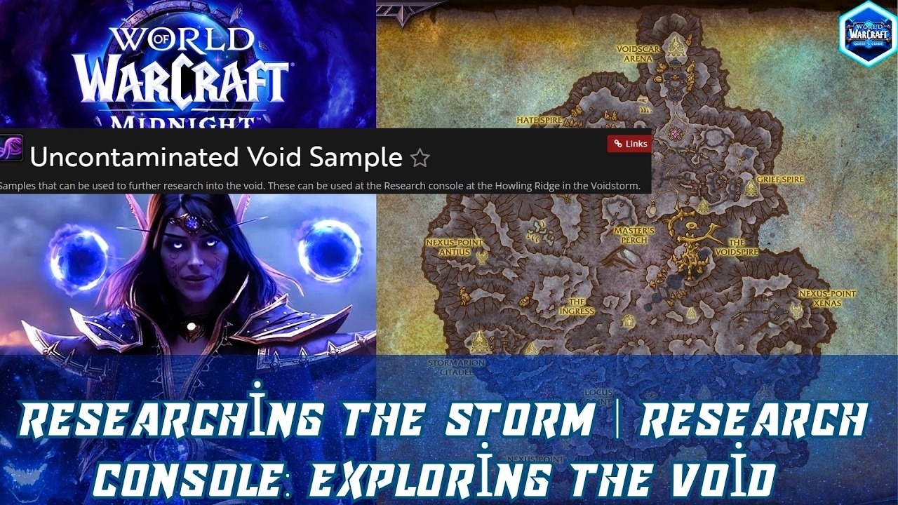 Researching the Storm | Research Console: Exploring the Void | How to get Uncontaminated Void Sample