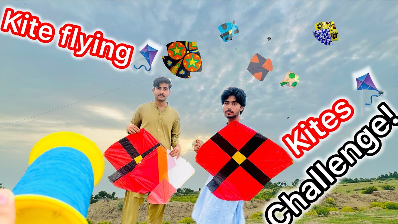 Kite Challenge!||kite Fighting😱||Kite Flying🪁||Fist Time kite Flying||