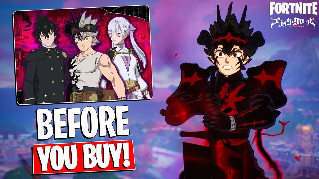 НАБОР BLACK CLOVER | Геймплей + Проверка реактивных эффектов! Перед покупкой (Fortnitemares 2026)